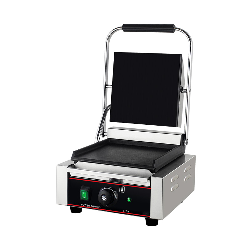 Máquina de cozinha elétrica comercial de aço inoxidável Panini Grill